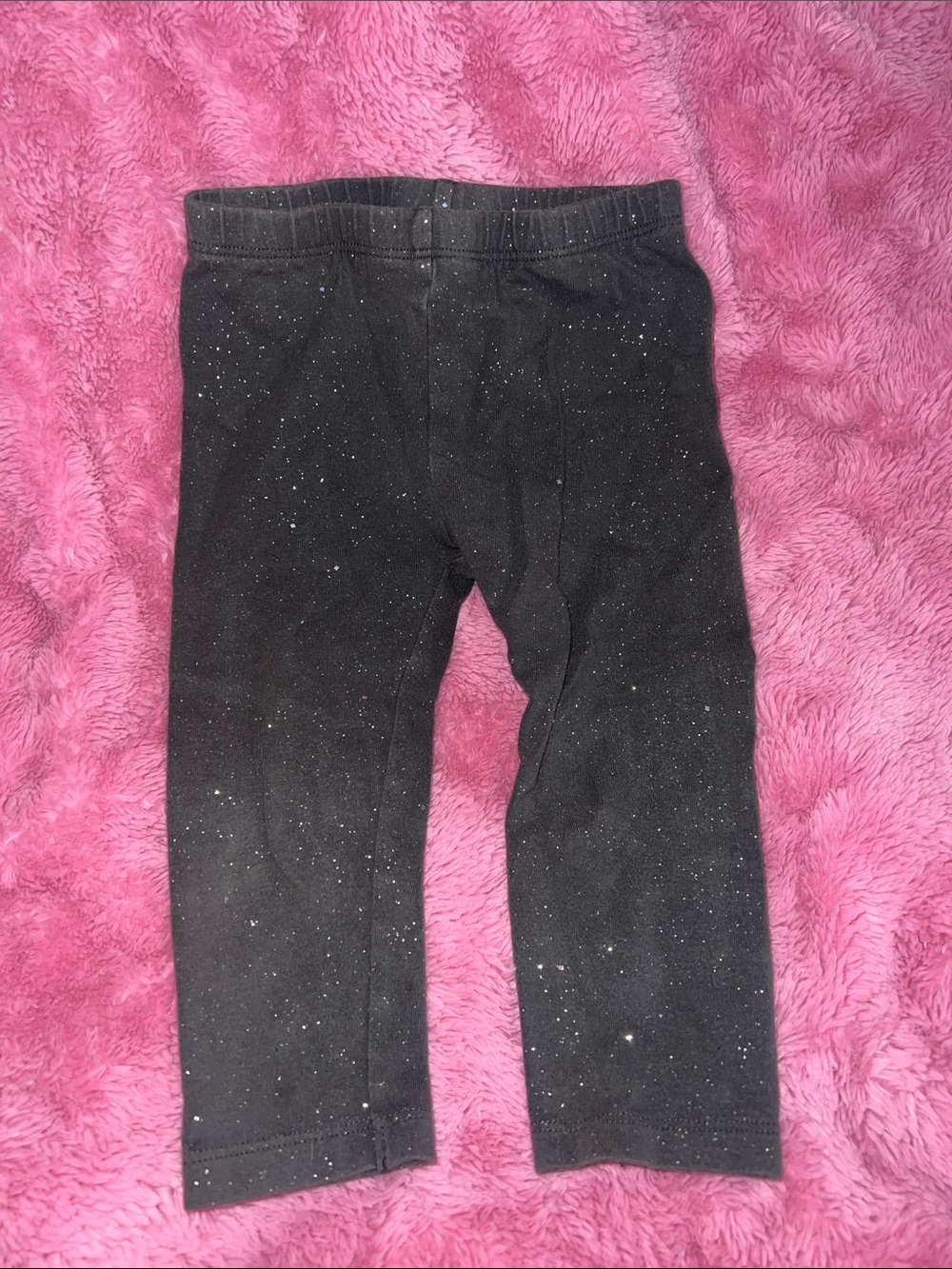 Toddler Gray Sparkle leggings 🩷